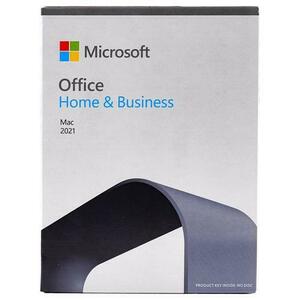 Microsoft Office 2021 Home & Business, Retail FPP, MacOS 64 bit, Multilanguage, Medialess, eticheta CoA imagine