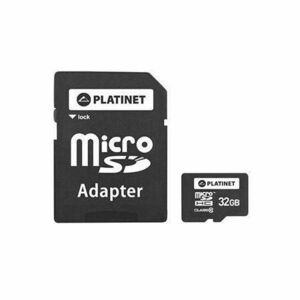 Card de memorie Platinet PLYMSD32GPL10, microSD, 32 Gb, Clasa 10 imagine