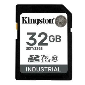 Card de memorie Kingston, 32GB, SDHC, Clasa Industriala 10, U3, V30, A1 imagine