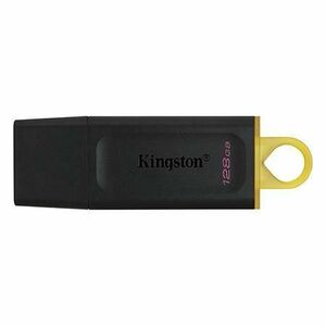 Stick Memorie USB Kingston, 128GB DT, USB 3.2 Gen1 (Negru) imagine