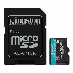 Card de memorie microSDXC Kingston Canvas Go! Plus, 1TB, V30, Clasa 10 + Adaptor SD imagine