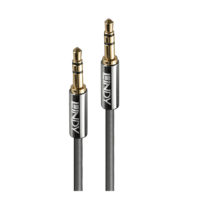 Cablu Audio Lindy LY-35322, Jack 3.5mm, 2m, Argintiu imagine