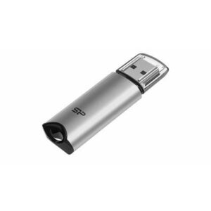 Stick USB Silicon Power Marvel Series M02, 64GB, USB 3.0 (Argintiu) imagine