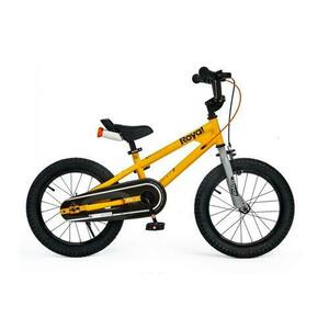 Bicicleta copii Royal Baby Freestyle 7.0 NF, roti 16inch, cadru otel (Galben) imagine