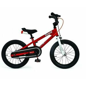 Bicicleta copii Royal Baby Freestyle 7.0 NF, roti 16inch, cadru otel (Rosu) imagine