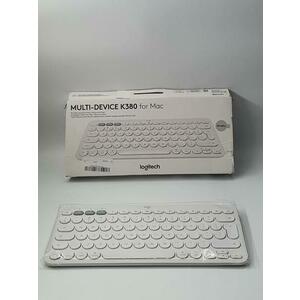 Tastatura Wireless Logitech K380, Bluetooth, Layout US, Compatibil MAC (Alb) imagine