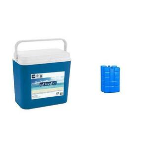 Set cutie frigorifica Atlantic Nevera 24 litri + 2 IceBlock, 400 g, F1 (Albastru) imagine