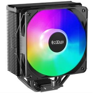 Cooler CPU PCCOOLER Paladin EX400S, iluminare RGB, 1x120 mm, 1800 rpm, PWM (Negru) imagine
