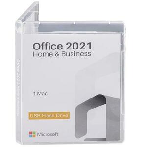 Microsoft Office 2021 Home & Business, MacOS 64 bit, Multilanguage, Retail, Flash USB 2.0 imagine