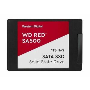 SSD Western Digital Red SA500, 4TB, SATA-III, NAS 3D NAND, 2.5inch imagine