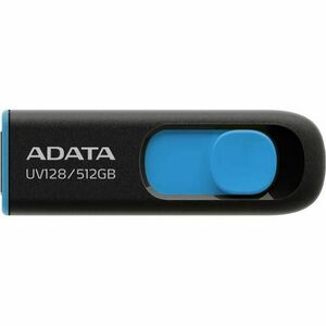 Stick USB ADATA UV128, 512GB, USB 3.0 (Negru/Albastru) imagine