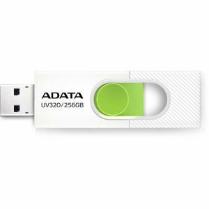 Stick USB ADATA UV320, 256GB, USB 3.1 (Alb/Verde) imagine