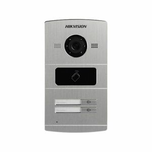 RESIGILAT - Videointerfon de exterior Hikvision DS-KV8202-IM, 1.3 MP, card reader, ingropat, 2 familii imagine