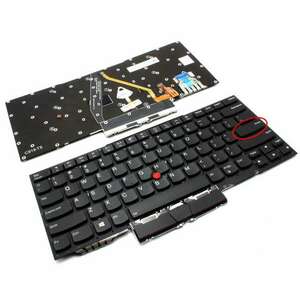 Tastatura Lenovo CS19-KO2-84 iluminata layout US fara rama enter mic imagine