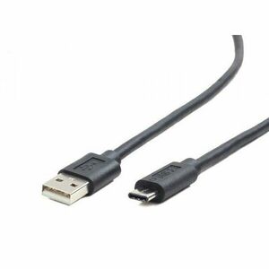 Cablu pt.smartphone, USB 2.0 (T) la USB 2.0 Type-C (T), 1.8m, negru imagine