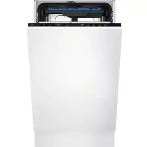 Masina de spalat vase incorporabila Electrolux EEM63301L, 10 seturi, 8 programe, 45 cm, Clasa D, panou comanda negru imagine