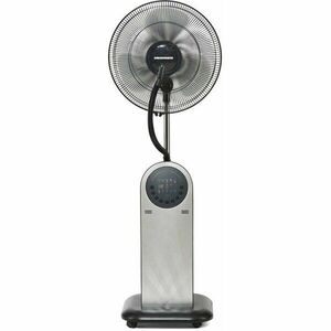 Ventilator cu picior Heinner HMF-18GREY, 95 W, Rezervor apa 1.8 l, Telecomanda, Umidificare 360, 3 tipuri de ventilare, Temporizator, Gri imagine