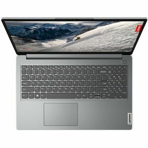 Laptop Lenovo IdeaPad 1 15AMN7 cu procesor AMD Ryzen™ 5 7520U pana la 4.3 GHz, 15.6, Full HD, 8GB DDR4, 512GB SSD, AMD Radeon™ 610M, No OS, Cloud Grey imagine