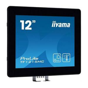 Monitor IPS LED iiyama ProLite 12.1inch TF1215MC-B1, XGA (1024 x 768), VGA, HDMI, DisplayPort, IP65, Touchscreen (Negru) imagine