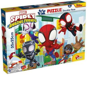 Puzzle de colorat - Paienjenelul Marvel și prietenii lui uimitori (24 de piese) imagine
