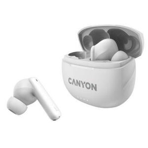 Casti True Wireless Canyon TWS-8, Bluetooth, ENC, Microfon (Alb) imagine