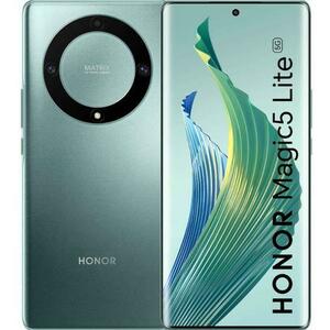 Telefon Mobil Honor Magic 5 Lite, Procesor Qualcomm SM6375 Snapdragon 695 5G, Octa-Core, AMOLED Capacitive touchscreen 6.67inch, 8GB RAM, 256GB Flash, Camera Tripla 64 + 5 + 2 MP, 5G, Wi-Fi, Dual SIM, Android (Verde) imagine