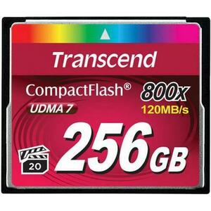 Card de memorie Transcend Compact Flash, 256GB, 800x imagine