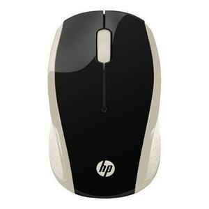 Mouse Wireless Optic HP 200, USB (Negru/Auriu) imagine