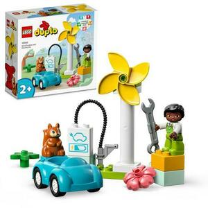 LEGO® DUPLO - Turbina eoliana si masina electrica 10985, 16 piese imagine