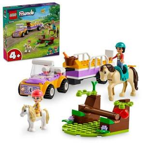 LEGO® Friends - Remorca cu cal si ponei 42634, 105 piese imagine