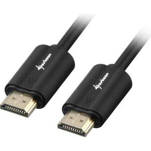 Cablu Sharkoon, KB HDMI 2.0 St-St bk, 2.0m imagine