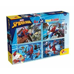 Puzzle de colorat maxi - Spiderman (4 x 48 de piese) imagine