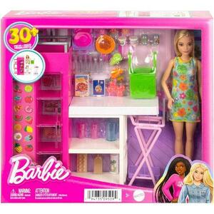 Set papusa Barbie/25 accesorii, Mattel, Plastic, Multicolor imagine