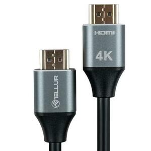 Cablu High Speed HDMI 2.0 Tellur, 4K, 18Gbps, tata-tata, Ethernet, aurit, 1.5m, Negru imagine