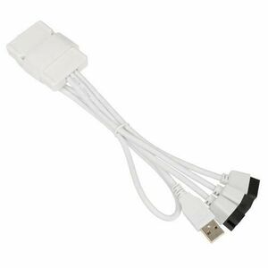 Hub intern USB Lian Li PW-U2TPAB, USB 2.0 la 3x USB 2.0 9 pini (Alb) imagine