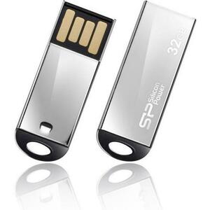 Stick USB Silicon Power Touch 830, 32GB, USB 2.0 (Argintiu) imagine