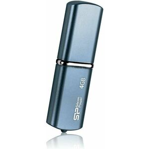 Stick USB Silicon Power LuxMini 720, 4GB, USB 2.0 (Albastru) imagine