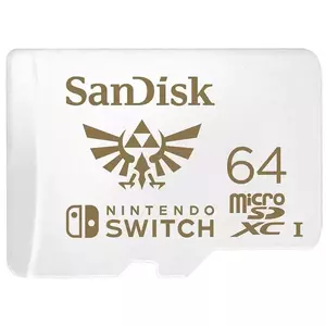 Card de memorie Sandisk Micro SDXC pentru Nintendo Switch 64GB Clasa 10 UHS-I imagine