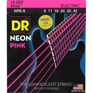 DR Strings NPE-9 Neon imagine