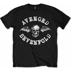 Avenged Sevenfold Tricou Classic Deathbat Black L imagine