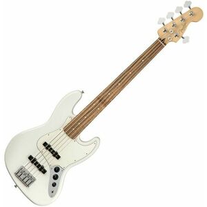 Fender Player Series Jazz Bass V PF Polar White imagine