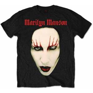 Marilyn Manson Tricou Unisex Red Lips Black M imagine