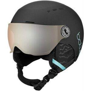 Bollé Quiz Visor Junior Ski Helmet Matte Black/Blue XS (49-52 cm) Cască schi imagine
