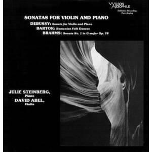 David Abel/Julie Steinberg - Debussy/Brahms/Bartok: Sonatas For Violin And Piano (200g) (Remastered) imagine