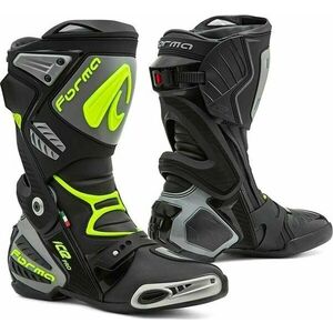 Forma Boots Ice Pro Negru/Gri/Galben Fluorescent 44 Cizme de motocicletă imagine