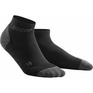 CEP WP4AVX Compression Low Cut Socks Black/Dark Grey II Șosete pentru alergre imagine