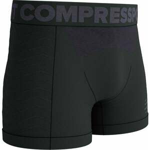 Compressport Seamless Boxer M Black/Grey S Lenjerie pentru alergare imagine