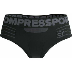 Compressport Seamless Boxer W Black/Grey S Lenjerie pentru alergare imagine