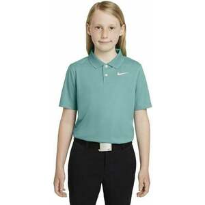 Nike Dri-Fit Victory Boys Golf Polo Washed Teal/White XL imagine