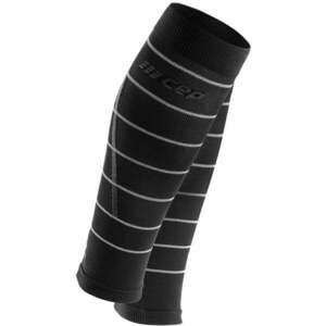 CEP WS505Z Compression Calf Sleeves Reflective Black V Huse pentru viței pentru alergători imagine